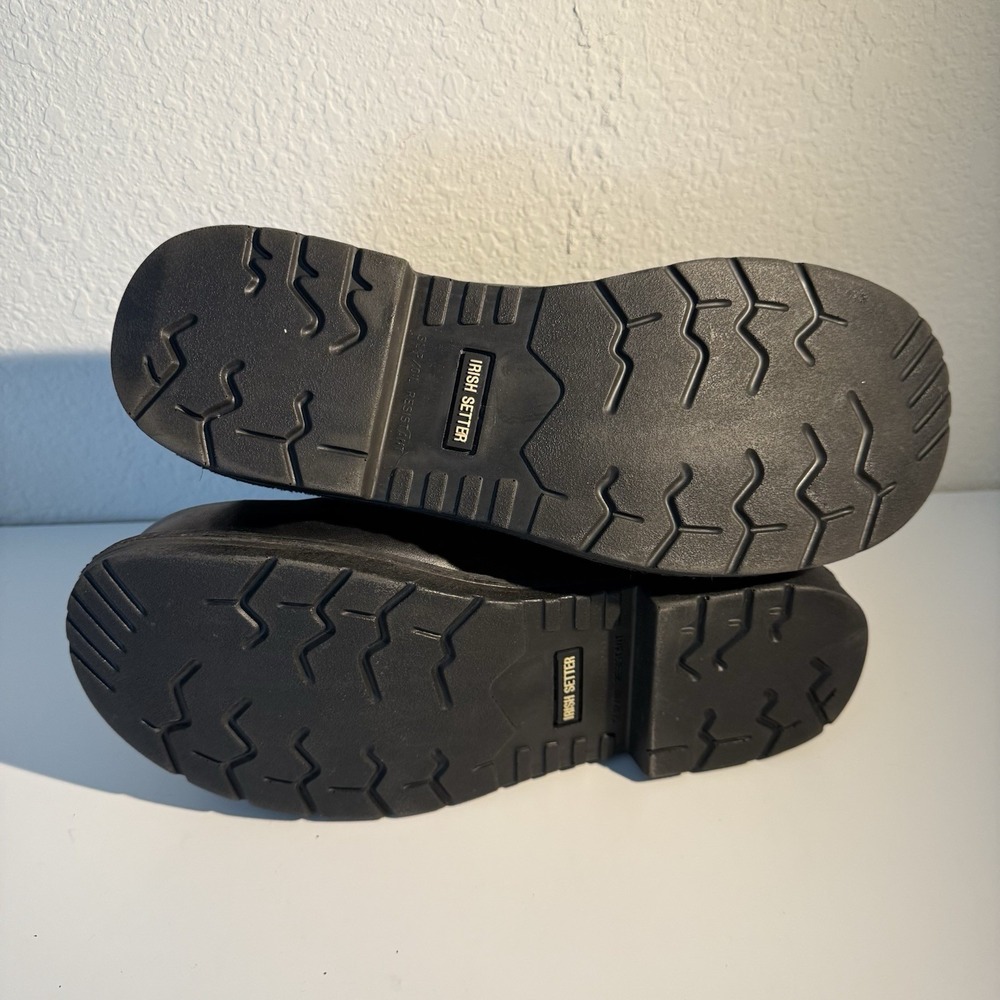 Irish Setter 83626 Farmington Black Leather Steel Toe Work Mens Boots Size 12 - Picture 12 of 12